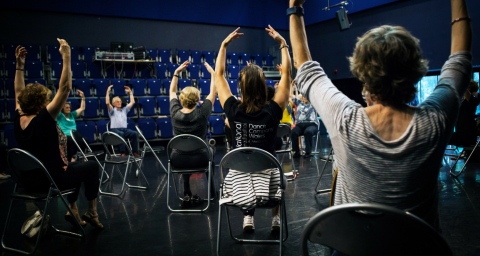 Dance for Parkinson's ballet pose